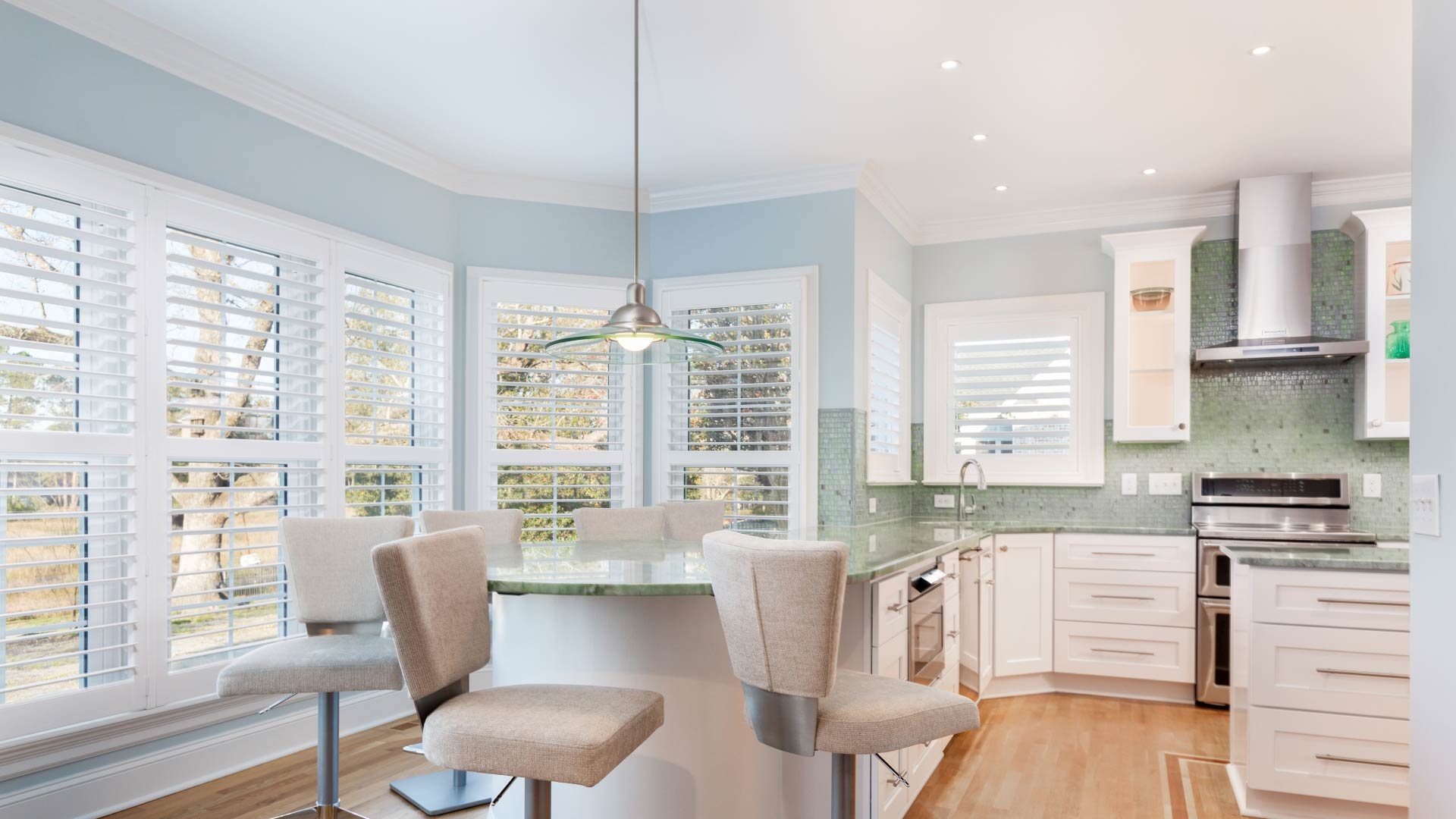 Bradley Creek Custom Kitchen - Wide